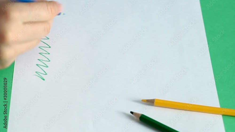 Hand draws house Hand draws house