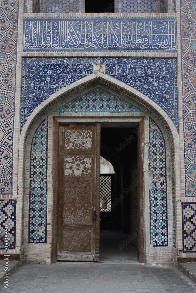 porte de mosquée, Boukhara