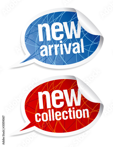 New collection stickers.