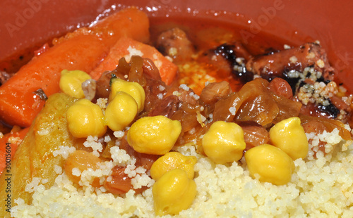 couscous merguez et agneau photo