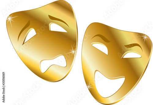 Comedy & tragedy mask