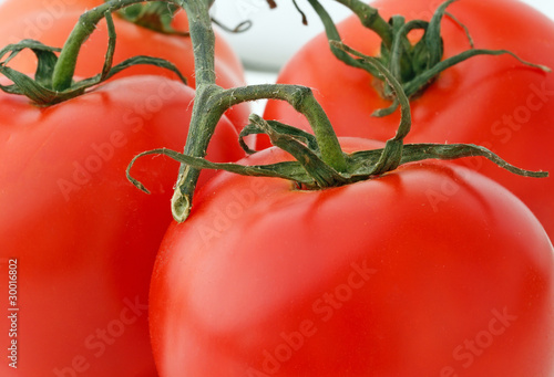 Obraz na płótnie Tomatoes on the vine w salonie