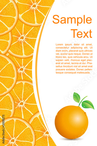 Fresh Orangy Background