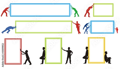 people and frame