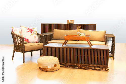 Quadro em tela Natural divan