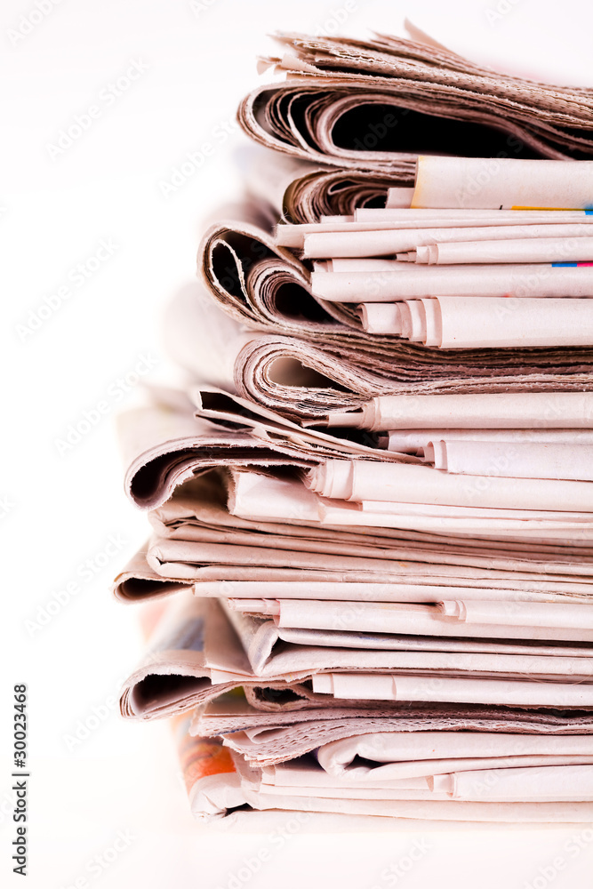 Pile of newspapers Pile of newspapers