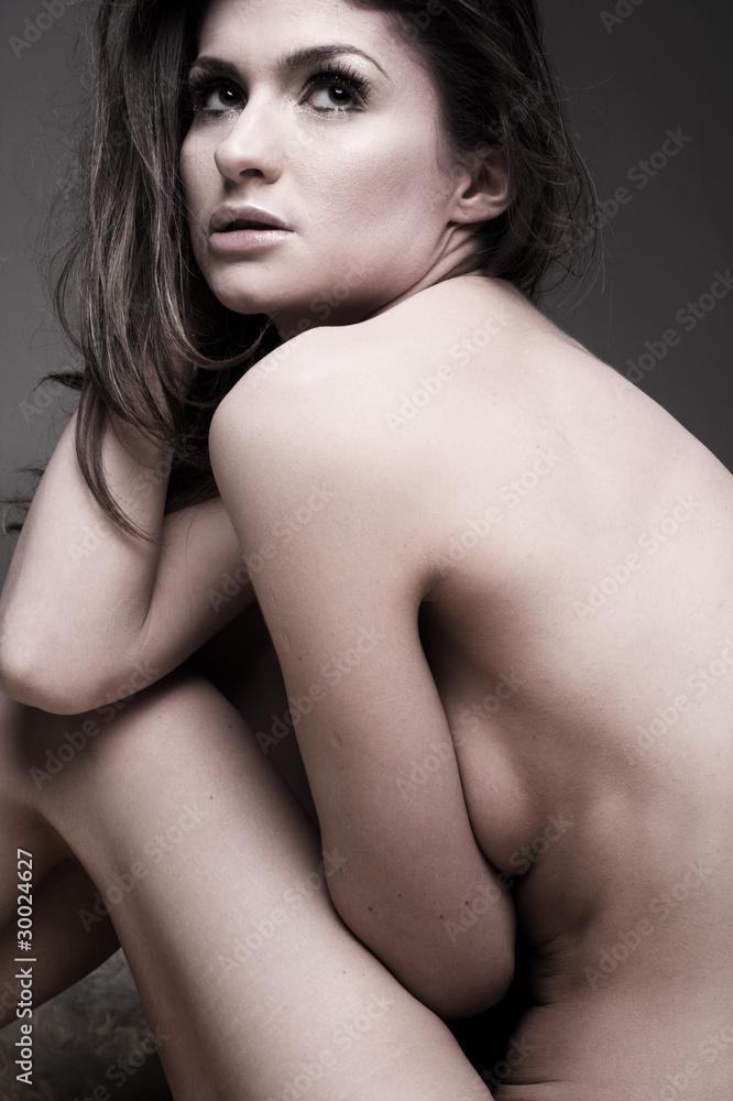 Pretty young naked woman portrait Pretty young naked woman portrait