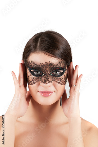 girl at mask