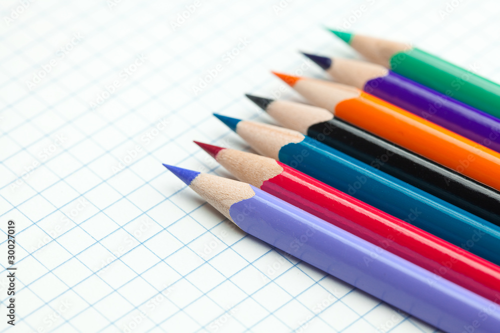 plaid notebook with a spiral and colored pencil plaid notebook with a spiral and colored pencil