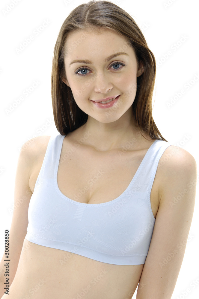 Beautiful woman in her underwear. front of a white background, Beautiful woman in her underwear. front of a white background,