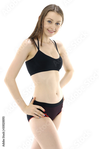 Young sexy bikini model