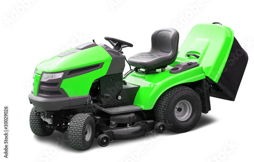 Foto Green lawn mower