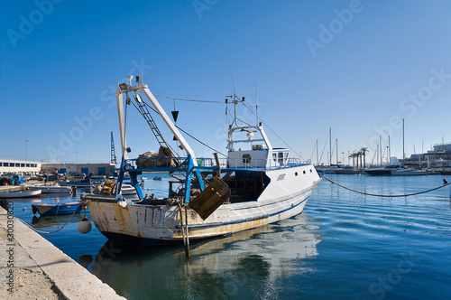 Fishing trawler.