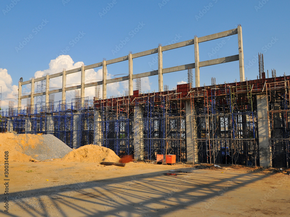 Naklejka premium Construction Site