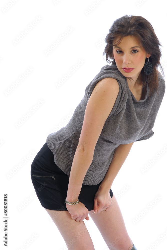 jupe courte et bottes hautes 15 jupe courte et bottes hautes 15