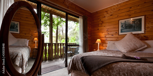 Fox Glacier Lodge Bedroom Interior