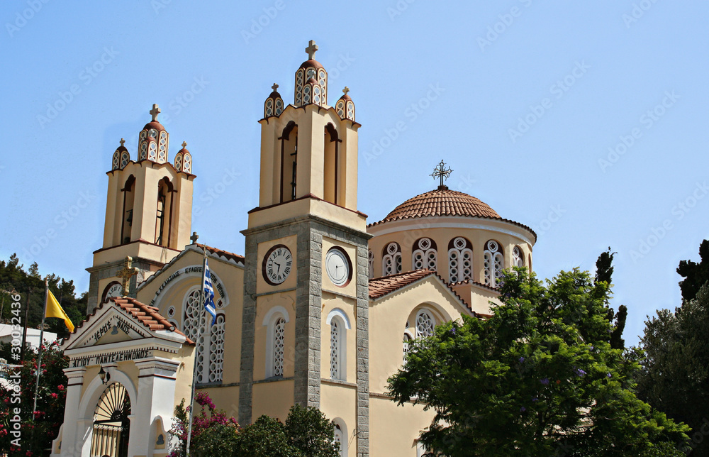 byzantine church in Rhodes, Greece