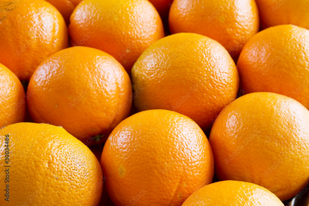 Frische Orangen, formatfüllend, Hintergrund Frische Orangen, formatfüllend, Hintergrund
