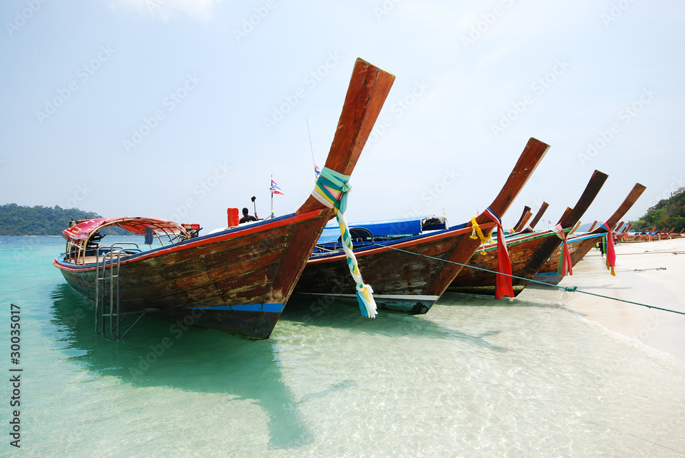 Boat on the Beach in Thailand