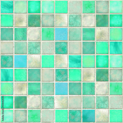 Aquamarine Tile Mosaic