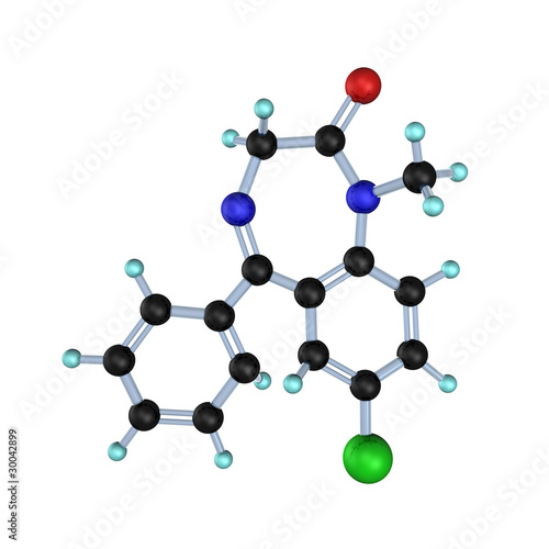 Diazepam Molecule photo
