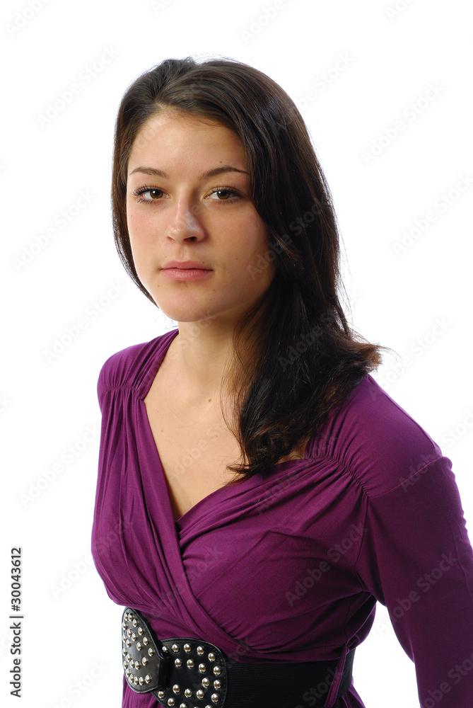 portrait d'une jeune femme brune 8 portrait d'une jeune femme brune 8