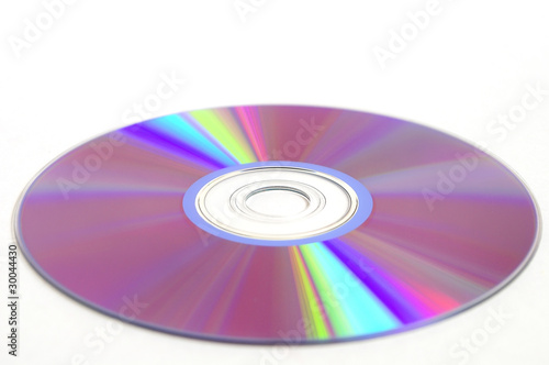 photography of a isolated cd rom