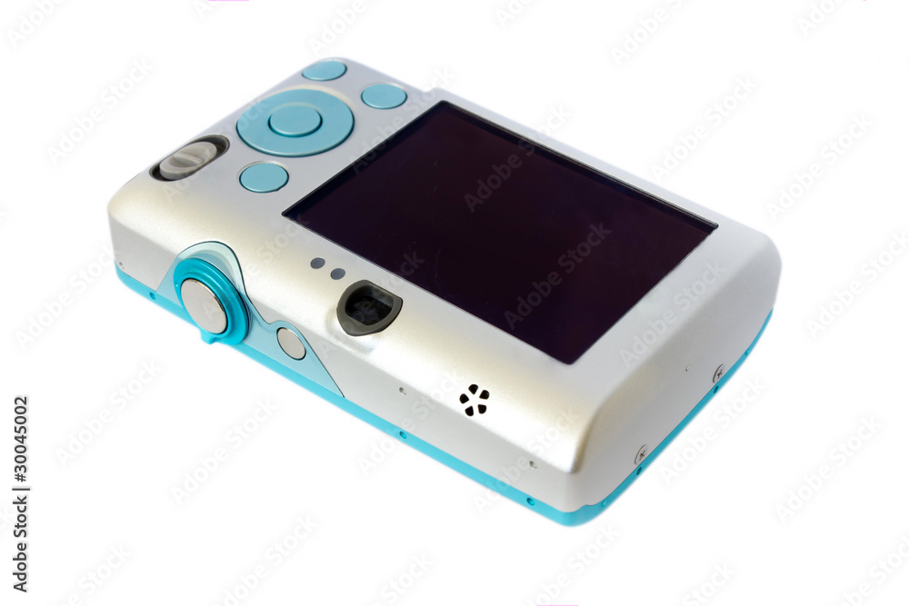 Fototapeta premium digital camera on a white background