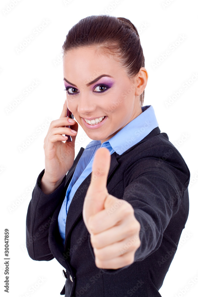 thumbs up on the phone thumbs up on the phone