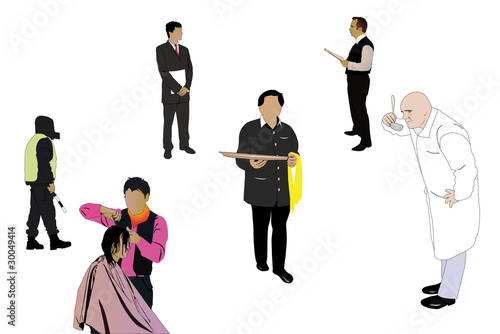 specialists of different professions