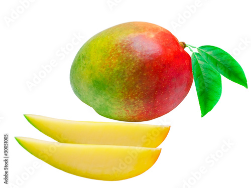 Mango isolated on white background