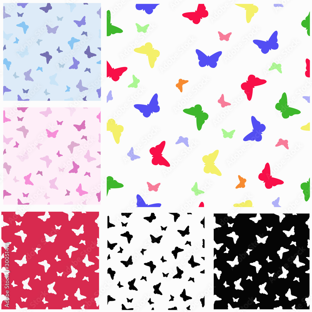 seamless pattern, butterfly seamless pattern, butterfly