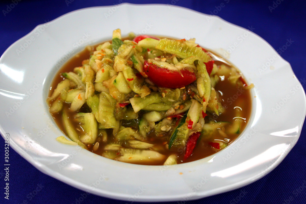 Tam tang - Thai cucumber salad Tam tang - Thai cucumber salad