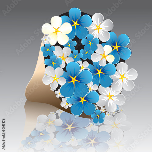 Flower forget-me-not