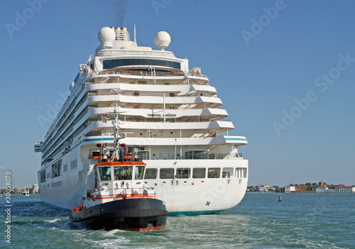 cruise ship for the transportation of passengers