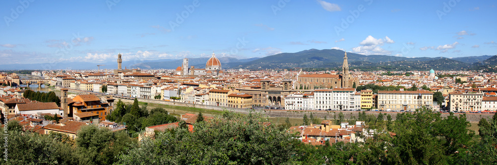 Panorama of Florence cathedral,Tuscany, Italy
