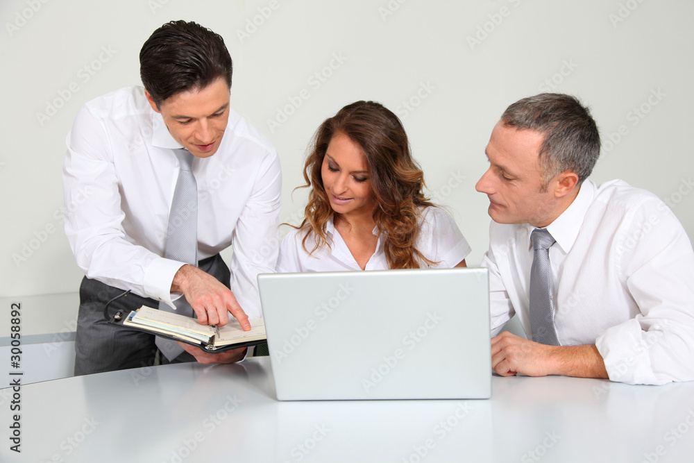 Business team working in the office Business team working in the office