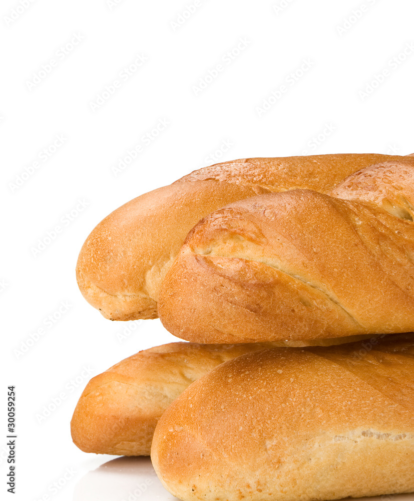 isolated loaf of bread isolated on white isolated loaf of bread isolated on white