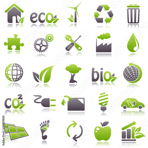 ecology Green Icons