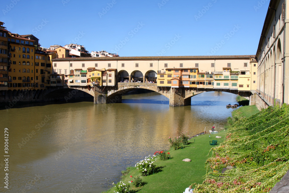 Florence, Ponte Vecchio bridge, Italy