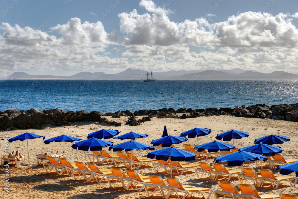 Canary island beach