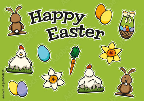 Easter Sticker Set