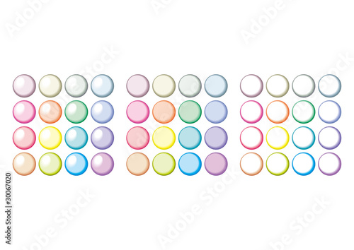 colorful buttons