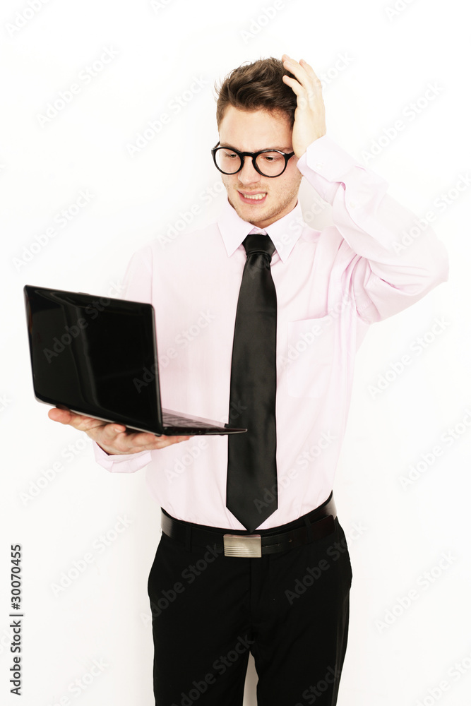 Geschäftsmann online Geschäftsmann online
