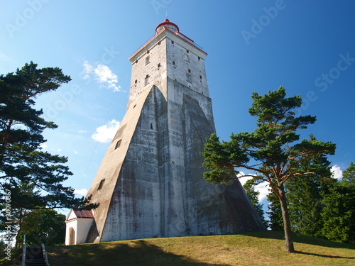 Kopu lighthouse, Hiiumaa. Blue sky photo