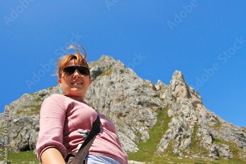 hiking woman