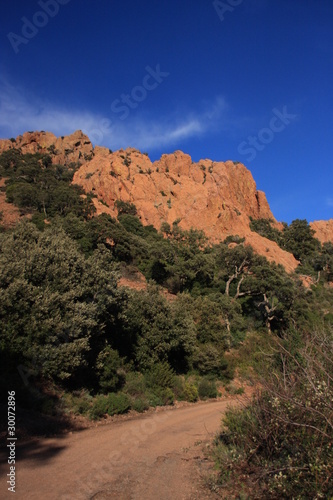 route dans l'Esterel