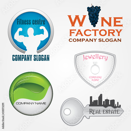Vector icon:company design