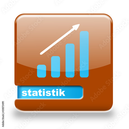Button spare Statistik braun blau