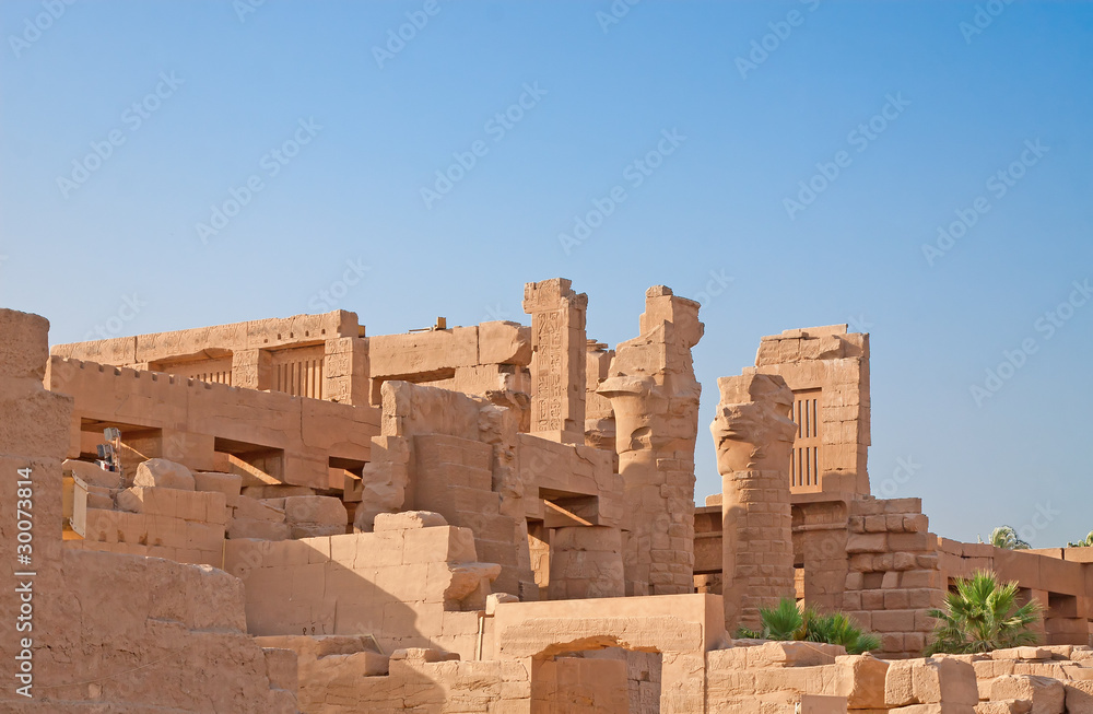 Ruins of the Karnak temple